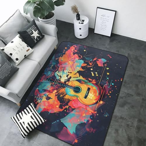 Teppich mit Weltkarten-Illustration, für Wohnzimmer, Schlafzimmer, Innenbereich, Schlafzimmer, Dekoration, ästhetisch, 12,7 x 17,8 cm, weicher Überwurf, waschbar, rutschfester Teppich Teppich mit Weltkarten-Illustration, für Wohnzimmer, Schlafzimmer, Innenbereich, Schlafzimmer, Dekoration, ästhetisch, 12,7 x 17,8 cm, weicher Überwurf, waschbar, rutschfester Teppich von VOSERY