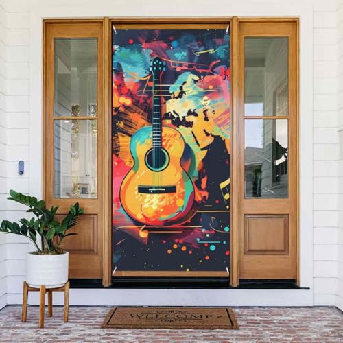 Türabdeckungen mit Weltkarten-Illustration, dekorativ, für Innen- und Außenbereich, Frühling/Sommer/Herbst/Winter, Halloween-Weihnachtsdekorationen Türabdeckungen mit Weltkarten-Illustration, dekorativ, für Innen- und Außenbereich, Frühling/Sommer/Herbst/Winter, Halloween-Weihnachtsdekorationen von VOSERY