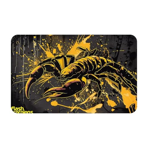 VOSERY Badezimmerteppich, 76,2 x 50,8 cm, weich, saugfähig, rutschfest, maschinenwaschbar, urbanes Graffiti-Skorpion-Illustration, Badematte, Duschvorleger für Badezimmer VOSERY Badezimmerteppich, 76,2 x 50,8 cm, weich, saugfähig, rutschfest, maschinenwaschbar, urbanes Graffiti-Skorpion-Illustration, Badematte, Duschvorleger für Badezimmer von VOSERY