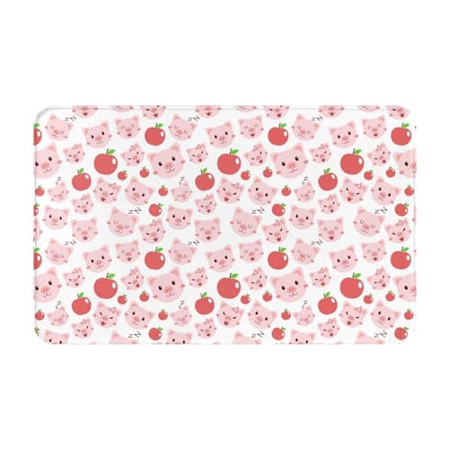 VOSERY Badezimmerteppich, weich, saugfähig, rutschfest, maschinenwaschbar, 76,2 x 50,8 cm, Motiv: Obst VOSERY Badezimmerteppich, weich, saugfähig, rutschfest, maschinenwaschbar, 76,2 x 50,8 cm, Motiv: Obst von VOSERY