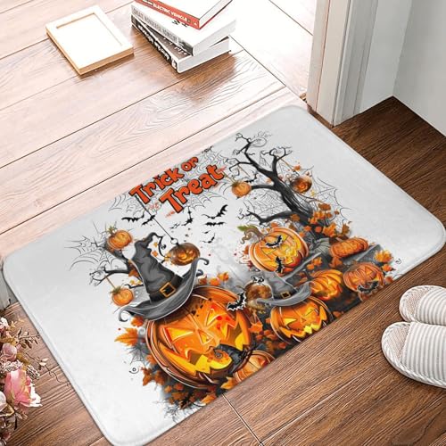 VOSERY Fußmatte für den Innen- und Außenbereich – Halloween-Kunst-Haustürmatte, leicht zu reinigen, 40,6 x 61 cm, Ganzjahres-Fußmatte, Außeneingang, Terrassenteppich VOSERY Fußmatte für den Innen- und Außenbereich – Halloween-Kunst-Haustürmatte, leicht zu reinigen, 40,6 x 61 cm, Ganzjahres-Fußmatte, Außeneingang, Terrassenteppich von VOSERY