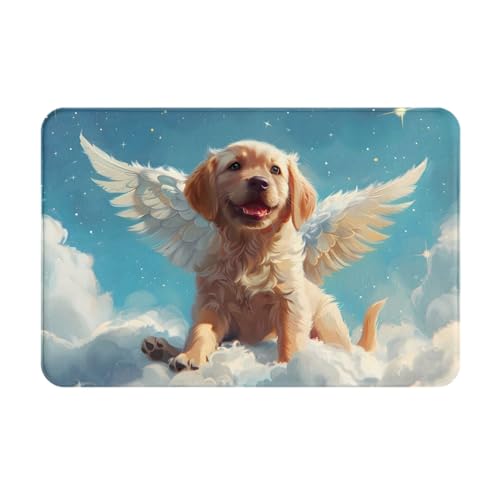 VOSERY Fußmatte für den Innen- und Außenbereich – niedlicher Engel mit Flügeln, leicht zu reinigen, 40,6 x 61 cm, Ganzjahres-Fußmatte, für den Außenbereich, Eingang, Terrasse VOSERY Fußmatte für den Innen- und Außenbereich – niedlicher Engel mit Flügeln, leicht zu reinigen, 40,6 x 61 cm, Ganzjahres-Fußmatte, für den Außenbereich, Eingang, Terrasse von VOSERY