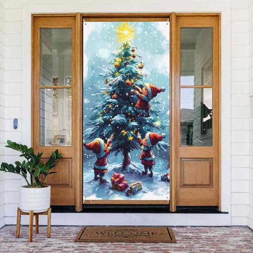 Weihnachten Lively Türabdeckungen Dekorativ - Indoor Outdoor Tür Banner Dekorationen Weihnachtsdekorationen Weihnachten Lively Türabdeckungen Dekorativ - Indoor Outdoor Tür Banner Dekorationen Weihnachtsdekorationen von VOSERY