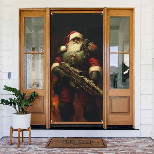Weihnachten Retro Weihnachtsmann Türabdeckungen Dekorativ - Indoor Outdoor Tür Banner Dekorationen Weihnachtsdekorationen Weihnachten Retro Weihnachtsmann Türabdeckungen Dekorativ - Indoor Outdoor Tür Banner Dekorationen Weihnachtsdekorationen von VOSERY