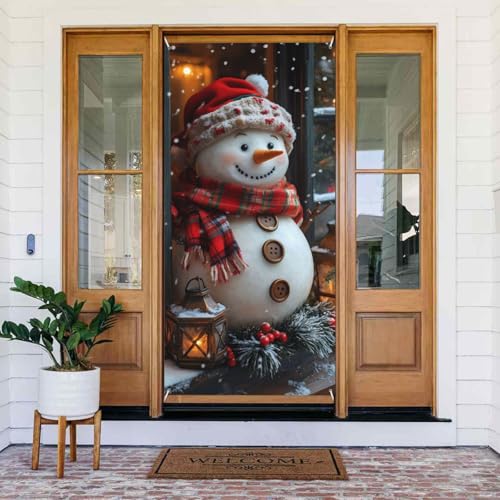 Weihnachten Schneemann H Türabdeckungen Dekorativ - Indoor Outdoor Tür Banner Dekorationen Weihnachtsdekorationen Weihnachten Schneemann H Türabdeckungen Dekorativ - Indoor Outdoor Tür Banner Dekorationen Weihnachtsdekorationen von VOSERY