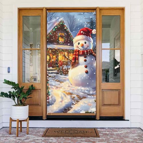 Weihnachten Schneemann K Türabdeckungen Dekorativ - Indoor Outdoor Tür Banner Dekorationen Weihnachtsdekorationen Weihnachten Schneemann K Türabdeckungen Dekorativ - Indoor Outdoor Tür Banner Dekorationen Weihnachtsdekorationen von VOSERY