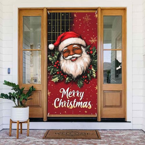 Weihnachtsmann niedliche Türabdeckungen dekorativ - Indoor Outdoor Tür Banner Dekorationen Weihnachtsdekorationen Weihnachtsmann niedliche Türabdeckungen dekorativ - Indoor Outdoor Tür Banner Dekorationen Weihnachtsdekorationen von VOSERY