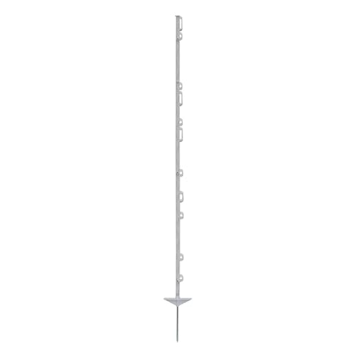 VOSS.farming 20x Weidezaunpfähle Farm 156" 156 cm, 11 Ösen, weiß von VOSS.farming
