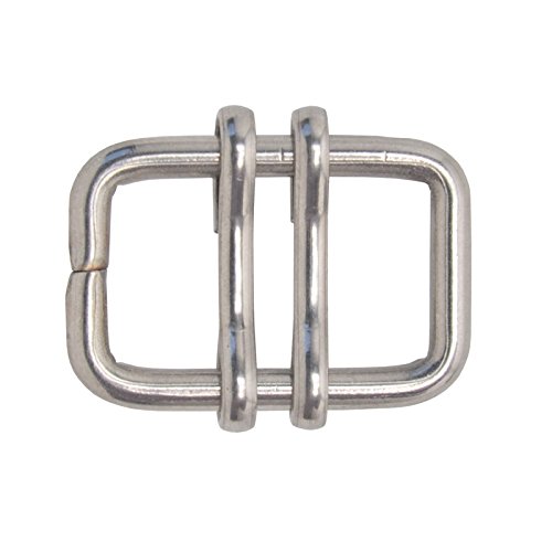 VOSS.farming 10x Band-Verbinder bis 13mm NIRO-Edelstahl ohne Nase - Weidezaunverbinder Elektrozaunverbinder Weidezaunband Verbindung Schlaufe von VOSS.farming