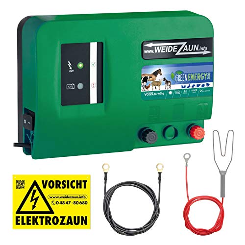 VOSS.farming 12V 230V GreenEnergy Weidezaungerät Weidezaun Netzgerät Elektrozaungerät Batteriegerät von VOSS.farming