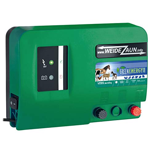 VOSS.farming 12V GreenEnergy Weidezaungerät Weidezaun Netzgerät Elektrozaungerät Batteriegerät von VOSS.farming