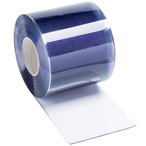 VOSS.farming 25m Rolle PVC Vorhang 300x3mm Transparent Premium Streifenvorhang Bis -20°C, Lamellenvorhang VOSS.farming 25m Rolle PVC Vorhang 300x3mm Transparent Premium Streifenvorhang Bis -20°C, Lamellenvorhang von VOSS.farming
