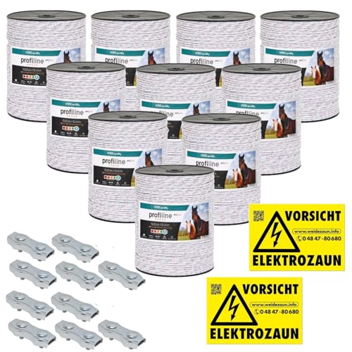 VOSS.farming 5000m Kunststofflitze 6mm mit Litzenverbindern Weidezaunseil Weidezaun Litze Kordel VOSS.farming 5000m Kunststofflitze 6mm mit Litzenverbindern Weidezaunseil Weidezaun Litze Kordel von VOSS.farming