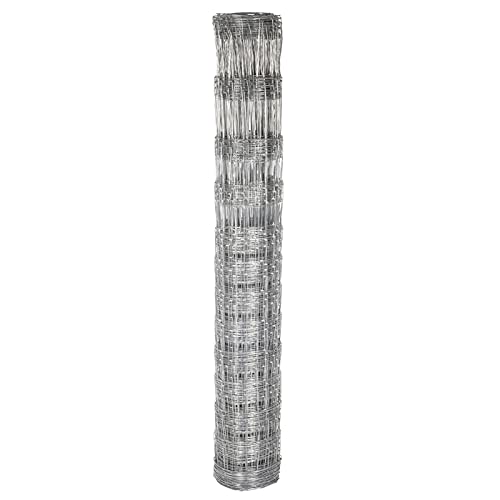 VOSS.farming 50m Wildzaun 150/13/15 Drahtzaun 150cm hoch verzinkt Knotengittergeflecht, Wildabwehr, Forstzaun, 2,0mm Draht, Weidezaun, Verbissschutz VOSS.farming 50m Wildzaun 150/13/15 Drahtzaun 150cm hoch verzinkt Knotengittergeflecht, Wildabwehr, Forstzaun, 2,0mm Draht, Weidezaun, Verbissschutz von VOSS.farming