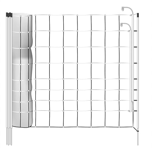 VOSS.farming 50m Wolfsabwehr-Netz Plus/Minus 106cm, Elektrozaunnetz, Wildschutznetz, Weidezaunnetz von VOSS.farming