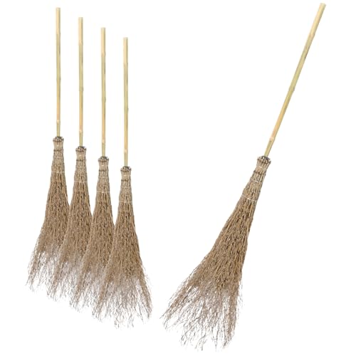 VOSS.farming 5X Bambusbesen mit Stiel, Reisigbesen mit Bambusstiel, Stallbesen, Naturbesen mit Stiel VOSS.farming 5X Bambusbesen mit Stiel, Reisigbesen mit Bambusstiel, Stallbesen, Naturbesen mit Stiel von VOSS.farming