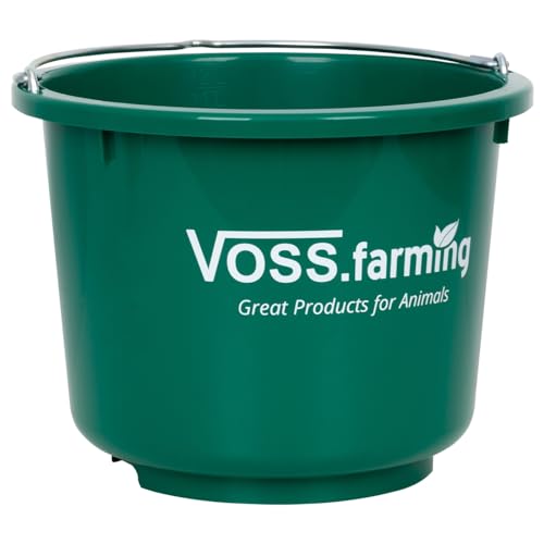 VOSS.farming BAU- und Stalleimer, 12 Liter, Universaleimer, zur Fütterung, zum Tränken, auf dem BAU oder als Putzeimer von VOSS.farming