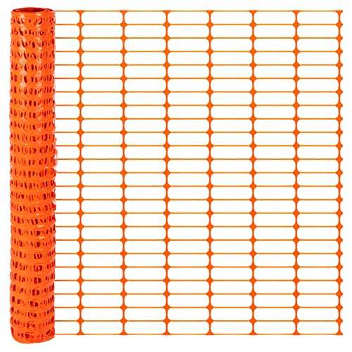 VOSS.farming PowerOFF 50m Classic Begrenzungszaun, Höhe 120cm - 120x40mm, Absperrzaun, Kunststoffzaun, orange von VOSS.farming