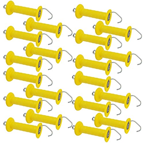 VOSS.farming SUPER Spar Pack - 20x Torgriff mit einfacher Zugfeder - Elektrozaun Torgriff isolierter und gut sichtbarer Zugang zur Weide VOSS.farming SUPER Spar Pack - 20x Torgriff mit einfacher Zugfeder - Elektrozaun Torgriff isolierter und gut sichtbarer Zugang zur Weide von VOSS.farming
