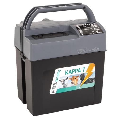 VOSS.farming Weidezaungerät Kappa 7 für 9V, 12V und 230V Elektrozaun Batteriegerät Weidezaun Turniergerät Paddock von VOSS.farming