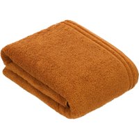 Vossen Badetuch "Calypso Feeling" mit schmaler Bordüre aus 100% Baumwolle, Vegan, einfarbig von VOSSEN