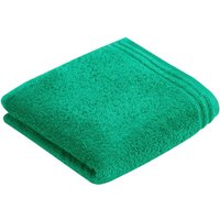 Vossen Badetuch "Calypso Feeling" mit schmaler Bordüre, aus 100% hochwerter Baumwolle, Vegan, einfarbig von VOSSEN