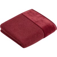 Vossen Handtuch "Pure", (2 St.), Baumwolle & VEGAN, mit eleganter Veloursbordüre von VOSSEN
