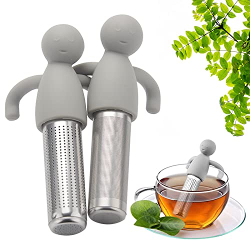 Tea Infuser, 2 Stück teesieb für losen tee, 304 Edelstahl Teesieb Teefilter mit Griffen Tee Sieb Teeei , Teesieb Tasse Feinmaschiges Teesieb für Losen Tee, Rose, Kaffee, Gewürze Tea Infuser, 2 Stück teesieb für losen tee, 304 Edelstahl Teesieb Teefilter mit Griffen Tee Sieb Teeei , Teesieb Tasse Feinmaschiges Teesieb für Losen Tee, Rose, Kaffee, Gewürze von VOSSOT