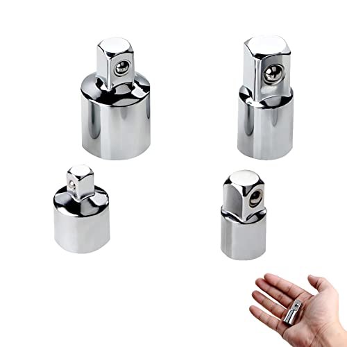 4tlg Adapter Satz Stecknussadapter Set Stecknuss, Adapter Zoll Stecknuss, Adapter für Ratschen 1/2" auf 3/8", 3/8" auf 1/2", 3/8" auf 1/4", 1/4" auf 3/8" für Knarren, Nuss, Steckschlüsseln 4tlg Adapter Satz Stecknussadapter Set Stecknuss, Adapter Zoll Stecknuss, Adapter für Ratschen 1/2" auf 3/8", 3/8" auf 1/2", 3/8" auf 1/4", 1/4" auf 3/8" für Knarren, Nuss, Steckschlüsseln von VOSSOT