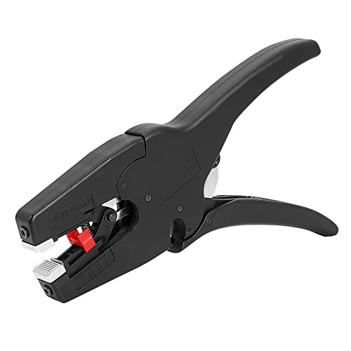 Automatische Abisolierzange, Multifunktionale Kabelschneider 2-in-1 Handwerkzeug Selbstjustierende Kabelabisolierzange Drahtschneider, Abisolierwerkzeug 0,03-10 mm² Wire Stripper Zange Schwarz von VOSSOT