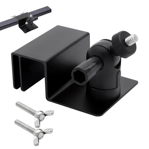 Dachrinnenhalter Kamera Universal Halterung – 360 Grad Verstellbar Aluminium Halter für Blink Arlo Eufy Reolink – Wetterfeste Befestigung ohne Bohren für Überwachungskamera Außenbereich Garten Haus von VOSSOT