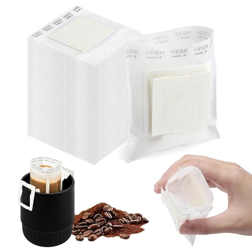 VOSOOT 150 Stück Hängende Kaffeefilter Filtertüten, Aus Lebensmittelechtem Vliesstoff,Tragbare Drip Coffee Filterkaffee für Tasse,Filterkaffee Papierfilter für Kaffeefilter Camping Büro Zuhause VOSOOT 150 Stück Hängende Kaffeefilter Filtertüten, Aus Lebensmittelechtem Vliesstoff,Tragbare Drip Coffee Filterkaffee für Tasse,Filterkaffee Papierfilter für Kaffeefilter Camping Büro Zuhause von VOSSOT