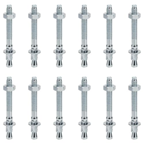 VOSSOT 12 Stück Schwerlastdübel M8 X 8cm schwerlastanker Bolzenanker Metalldübel Keilanker Ankerbolzen Verzinkt Betonanker Inklusive Mutter und Unterlegscheibe VOSSOT 12 Stück Schwerlastdübel M8 X 8cm schwerlastanker Bolzenanker Metalldübel Keilanker Ankerbolzen Verzinkt Betonanker Inklusive Mutter und Unterlegscheibe von VOSSOT