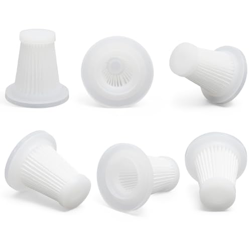 VOSSOT 6 Stück Ersatzfilter für Hepa-Filter, Waschbare und Wiederverwendbare Mini Handstaubsauger Filter für Staubsauger Kompatibel für Handstaubsauger, Filter Staubsauger, Auto-Handstaubsauger von VOSSOT