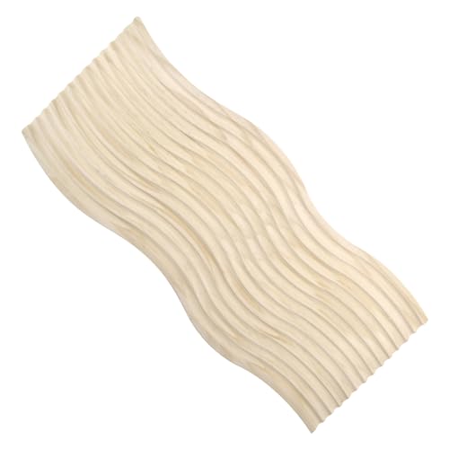 VOSSOT Deko Servierbrett Holz Dekoratives Holzbrett Kiefer Schneidebrett Geriffelter Wellenförmig Holzschneidebrett Tablett Boho Servierplatte Frühstücksbrettchen für Brot Kekse Obst Kaffee Kuchen VOSSOT Deko Servierbrett Holz Dekoratives Holzbrett Kiefer Schneidebrett Geriffelter Wellenförmig Holzschneidebrett Tablett Boho Servierplatte Frühstücksbrettchen für Brot Kekse Obst Kaffee Kuchen von VOSSOT
