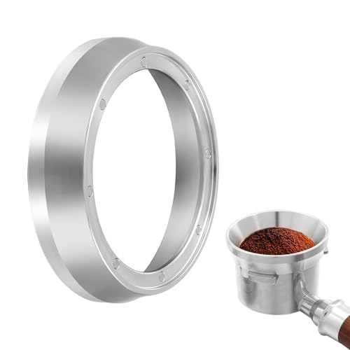 Title: VOSSOT Dosierring 51mm, Edelstahl Kaffee Dosierring mit 8 Starken Magnetisch, Espresso Dosing Funnel für 51mm Siebträger Barista Zubehör Kaffeemaschine von VOSSOT