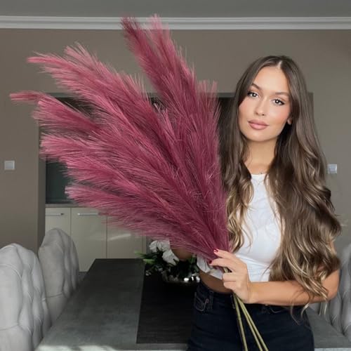 Faux Pampas Grass 2 (Fuchsia PINK) von VOULUX