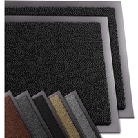 2er-Set Rutschfest Fußmatte Schmutzfangmatte, Läufer Flur dünn Schwarz 40x60cm - Vounot 2er-Set Rutschfest Fußmatte Schmutzfangmatte, Läufer Flur dünn Schwarz 40x60cm - Vounot von VOUNOT