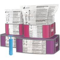 4 Stück Vakuumbeutel und 4 Stück Aufbewahrungstasche, mit Pumpe - Vounot von VOUNOT