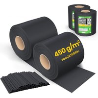 Pvc Sichtschutzstreifen für Doppelstabmatten 140m x 19cm, 80 Befestigungsclips, Schwarz - Vounot Pvc Sichtschutzstreifen für Doppelstabmatten 140m x 19cm, 80 Befestigungsclips, Schwarz - Vounot von VOUNOT