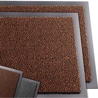 VOUNOT® 2er-Set Rutschfest Fußmatte Schmutzfangmatte, Läufer Flur dünn Braun-schwarz 60x90cm von VOUNOT
