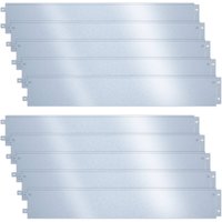 VOUNOT® Rasenkante aus verzinkt Metall, Beeteinfassung 10m x 18cm von VOUNOT