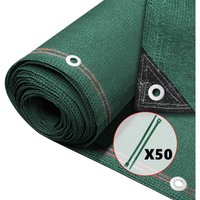 VOUNOT® Zaunblende 1.5×10m, Sichtschutz Zaun 230 g/m² HDPE Schattiernetz, Grün von VOUNOT