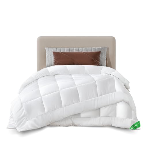 VOUNOT Bettdecke 135x200cm, 4 Jahreszeiten Winterdecke 2er Set 500GSM, Bestehend aus 2 Zusammengeknöpften Steppdecken adaptierbare Decke für Sommer und Winter, Oeko-Tex Standard von VOUNOT