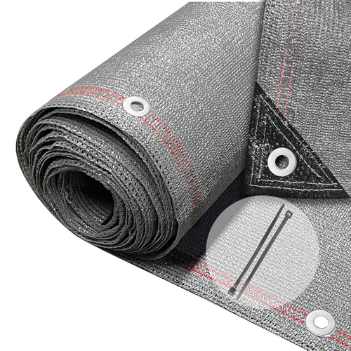 VOUNOT® Zaunblende 1.8×20m, Sichtschutz Zaun 230 g/m² HDPE Schattiernetz, Windschutz UV-resistent Reißfest, mit Löcher und Kabelbinder, Grau VOUNOT® Zaunblende 1.8×20m, Sichtschutz Zaun 230 g/m² HDPE Schattiernetz, Windschutz UV-resistent Reißfest, mit Löcher und Kabelbinder, Grau von VOUNOT