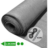 Vounot - Zaunblende 1.8×20m, Sichtschutz Zaun 90 g/m² hdpe Schattiernetz, Grau von VOUNOT