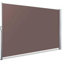 Seitenmarkise Ausziehbar, Sichtschutz 1.8x3M Braun von VOUNOT