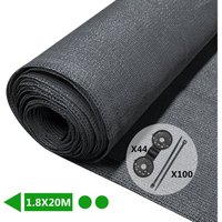 Zaunblende 1.8×20m, Sichtschutz Zaun 150 g/m² hdpe Schattiernetz, Anthrazit - Vounot von VOUNOT