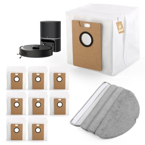 8 Stück Staubbeutel 4 Wischtücher für Tapo RV30 Max Plus/RV20 Max Plus Staubbeutel Wischmopp Ersat Staubsauger Zubehör Dust Bag 8 Stück Staubbeutel 4 Wischtücher für Tapo RV30 Max Plus/RV20 Max Plus Staubbeutel Wischmopp Ersat Staubsauger Zubehör Dust Bag von VOUPRONGZY