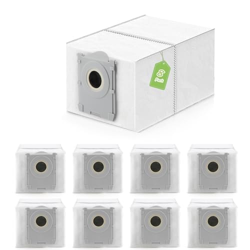 8 Stück für Ecovacs DEEBOT X8 PRO Omni/X8 OMNI Staubbeutel für Ecovacs DEEBOT T80 OMNI/X9 PRO Omni/T50 PRO Omni/T50 MAX PRO Omni/T50 Omni/T30C Pro Staubsaugerbeutel Ersatzteile Saugroboter Zubehör von VOUPRONGZY